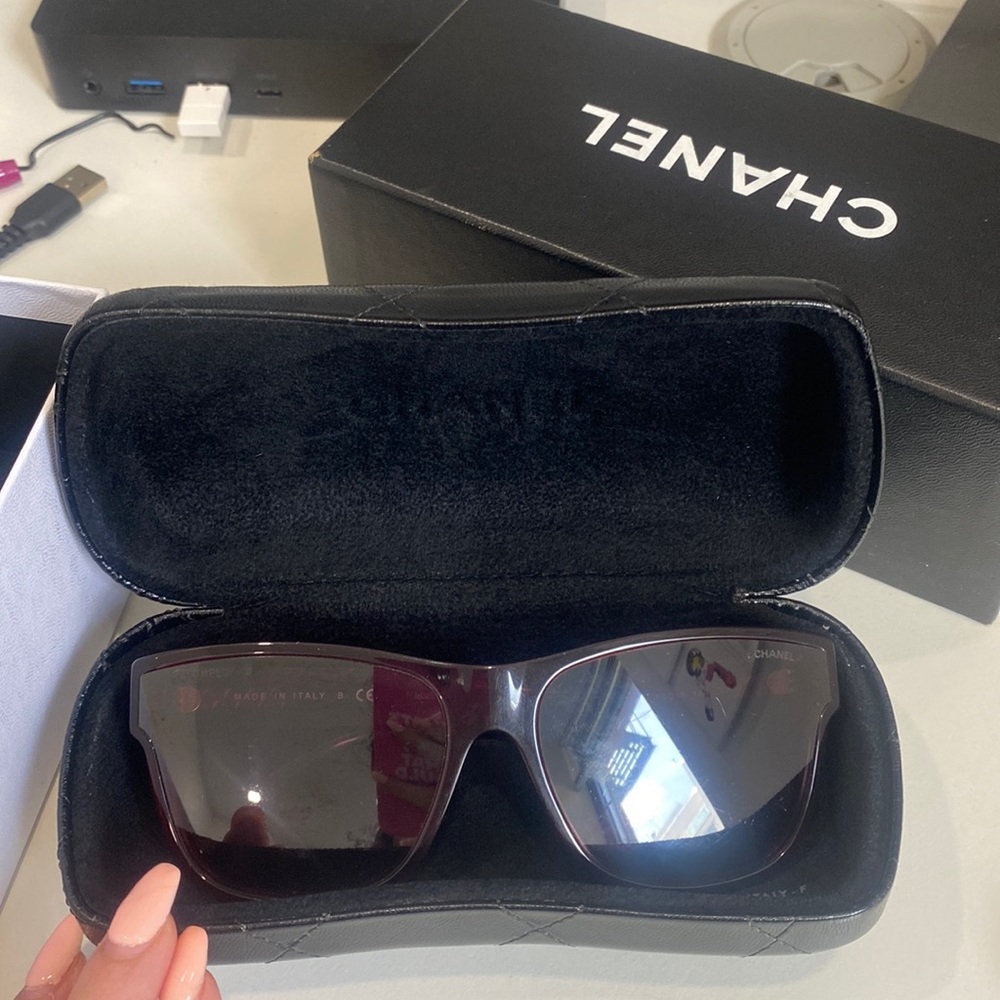 Chanel Sunglasses 5386 Square burgundy